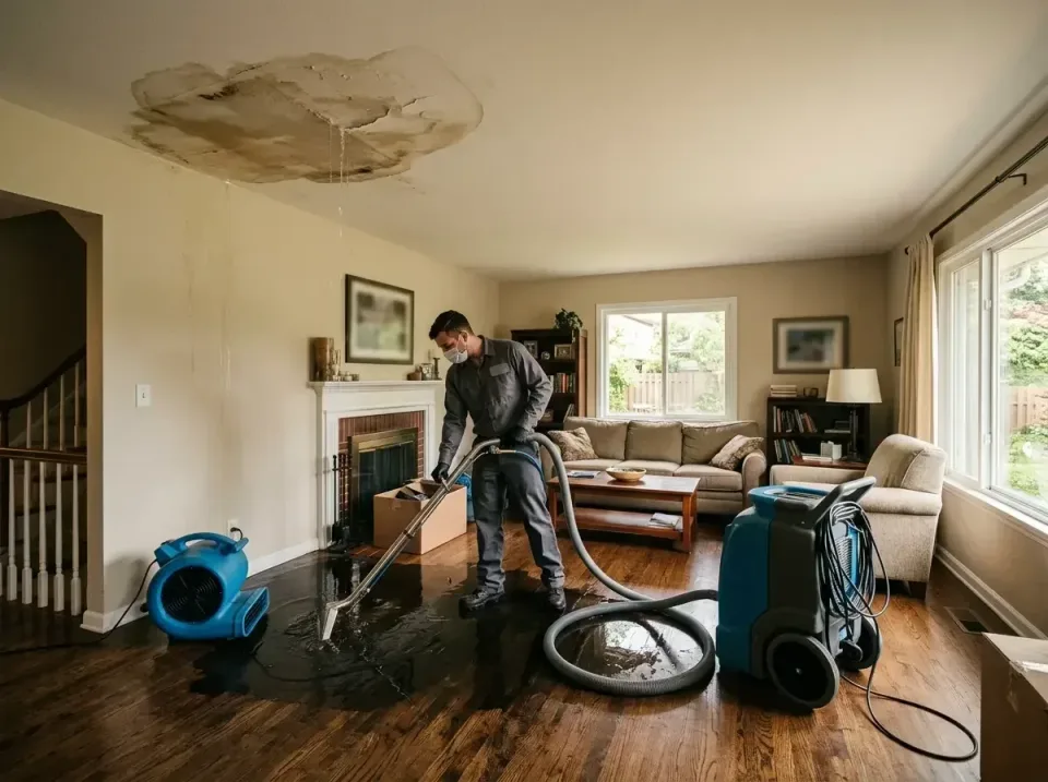 attic-pipe-burst-ceiling-drip-008 — frequently asked questions, Water Damage Restoration & Carpet Care in Lebanon, NH